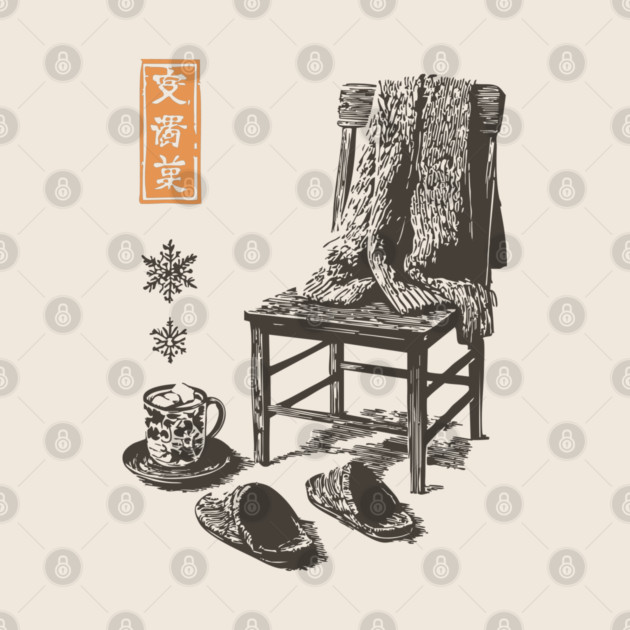 Cozy Winter Sweater and Hot Tea by TuncGK