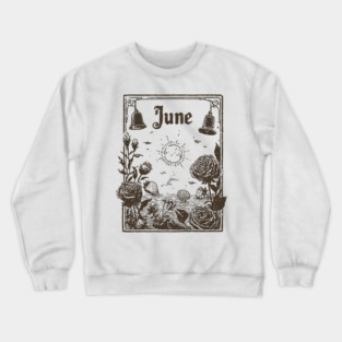 Vintage June Summer Solstice Crewneck Sweatshirt