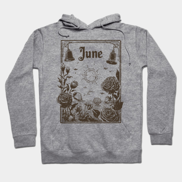Vintage June Summer Solstice Hoodie by TuncGK