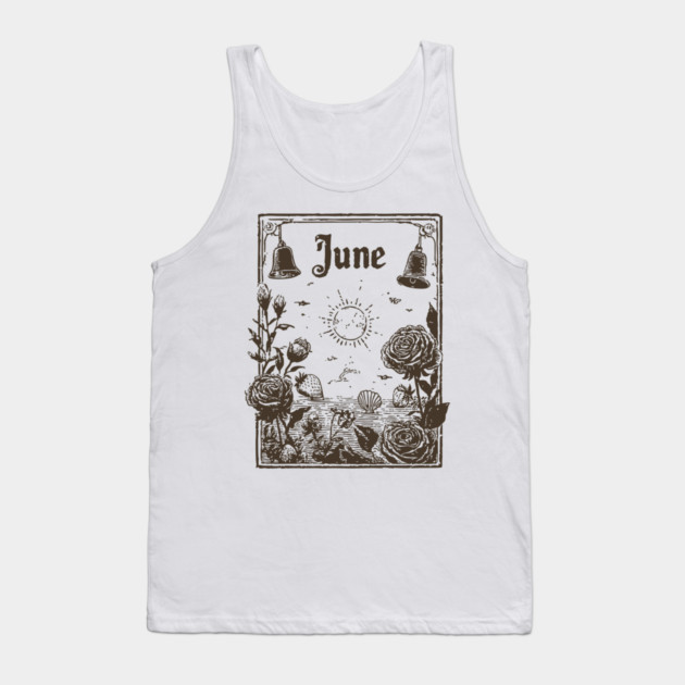 Vintage June Summer Solstice Tank Top by TuncGK