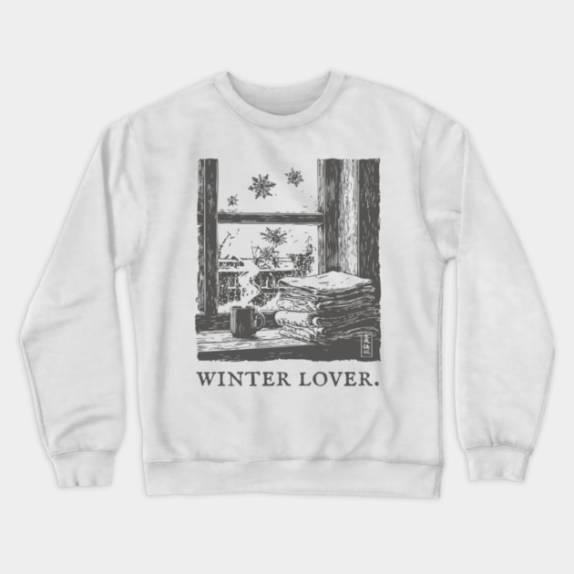 Winter Lover Cozy Window Crewneck Sweatshirt by TuncGK