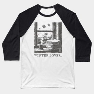 Winter Lover Cozy Window Baseball T-Shirt