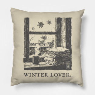 Winter Lover Cozy Window Pillow