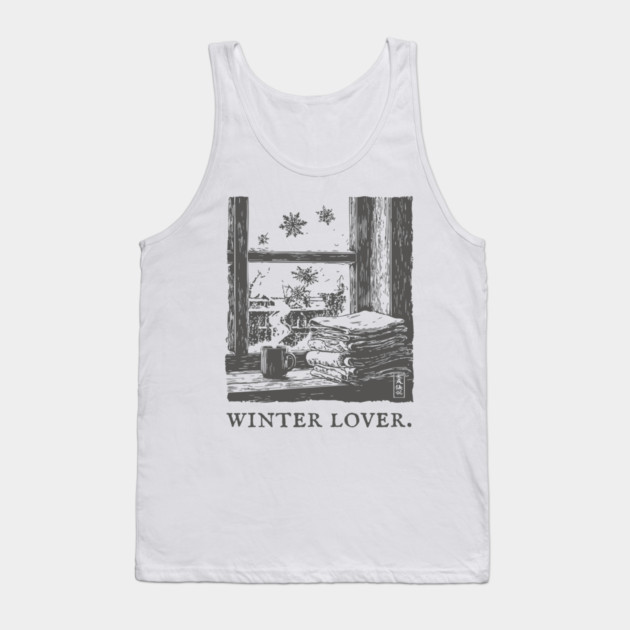 Winter Lover Cozy Window Tank Top by TuncGK