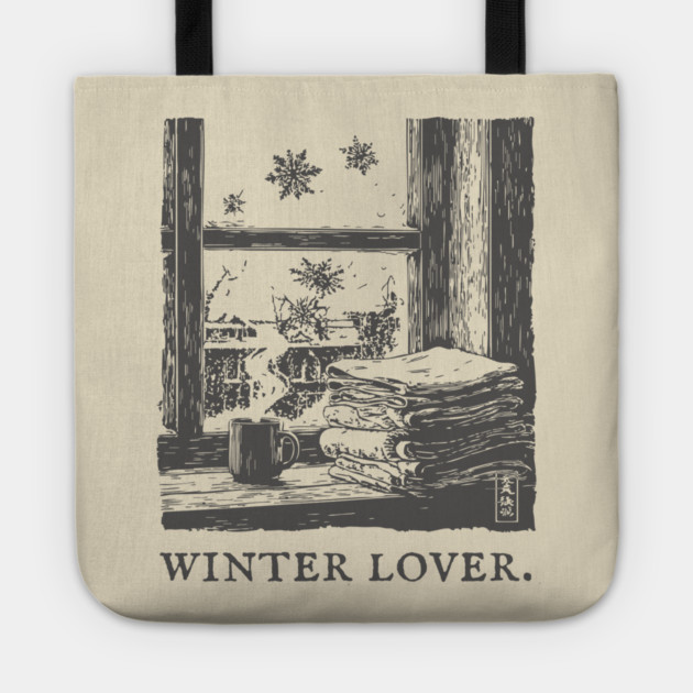 Winter Lover Cozy Window Tote by TuncGK