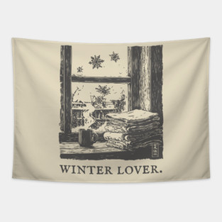 Winter Lover Cozy Window Tapestry