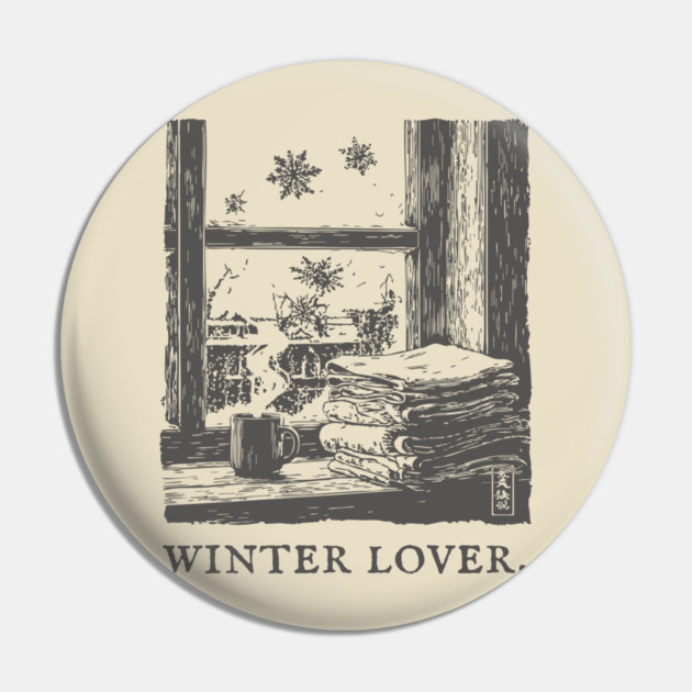 Winter Lover Cozy Window Pin by TuncGK