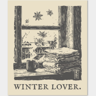 Winter Lover Cozy Window Posters and Art