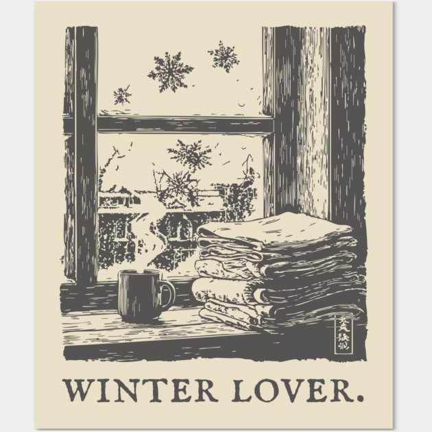 Winter Lover Cozy Window Wall Art by TuncGK