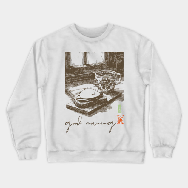 Good Morning Coffee and Toast Crewneck Sweatshirt by TuncGK