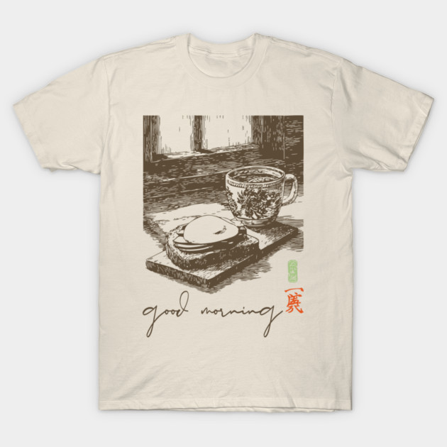 Good Morning Coffee and Toast T-Shirt by TuncGK