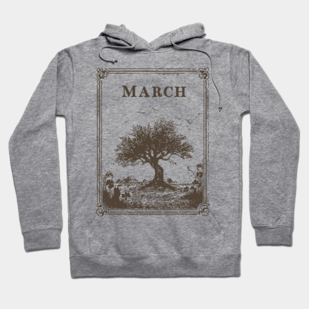 Windswept March Tree of Life Hoodie by TuncGK