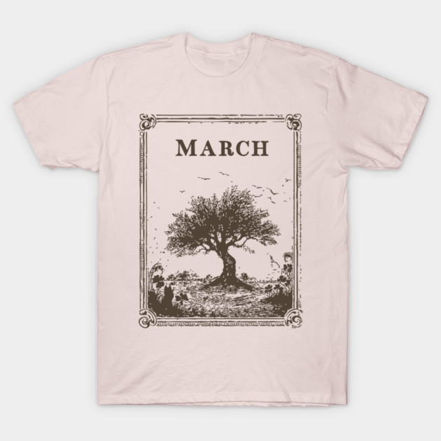 Windswept March Tree of Life T-Shirt by TuncGK