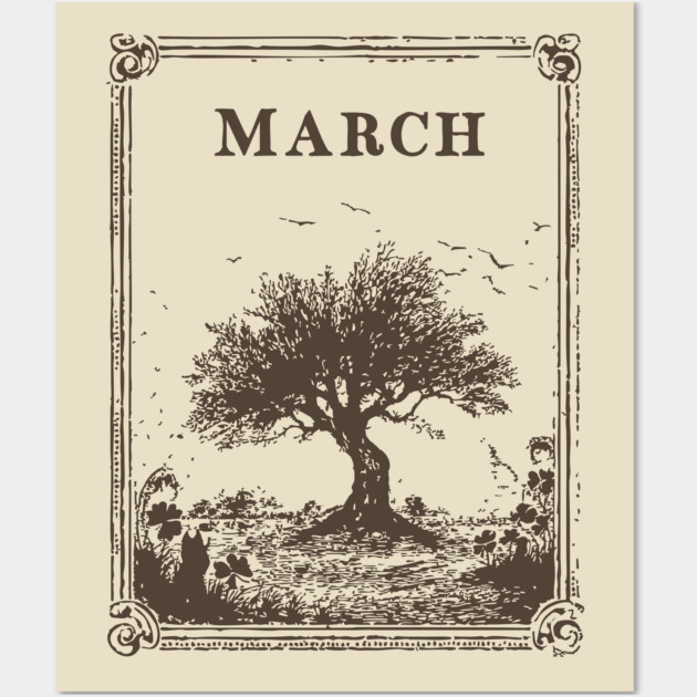 Windswept March Tree of Life Wall Art by TuncGK