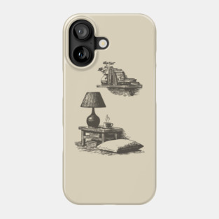 Cozy Bedside Reading Nook Phone Case