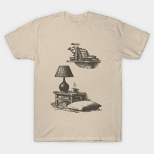 Cozy Bedside Reading Nook T-Shirt