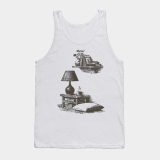 Cozy Bedside Reading Nook Tank Top