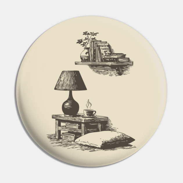 Cozy Bedside Reading Nook Pin by TuncGK