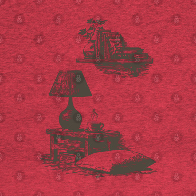 Cozy Bedside Reading Nook by TuncGK