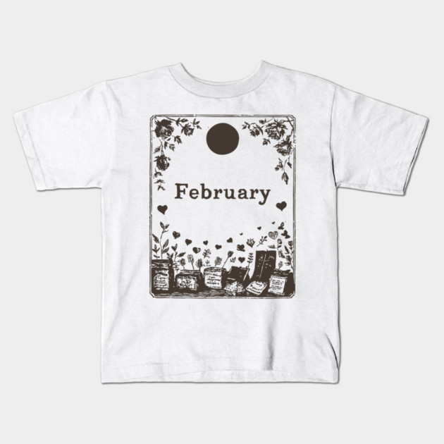 Vintage February Love Potions Kids T-Shirt by TuncGK