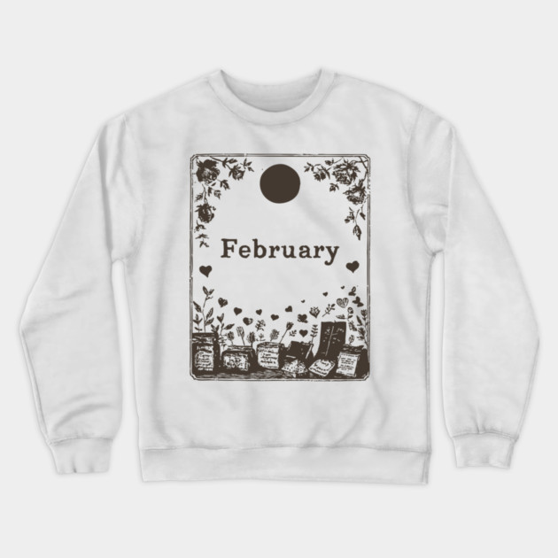 Vintage February Love Potions Crewneck Sweatshirt by TuncGK