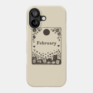 Vintage February Love Potions Phone Case