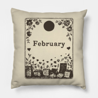 Vintage February Love Potions Pillow