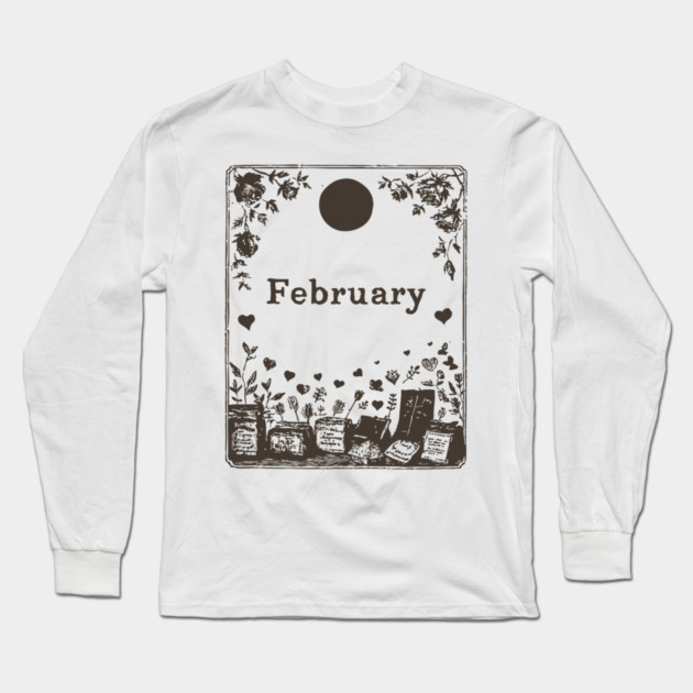 Vintage February Love Potions Long Sleeve T-Shirt by TuncGK