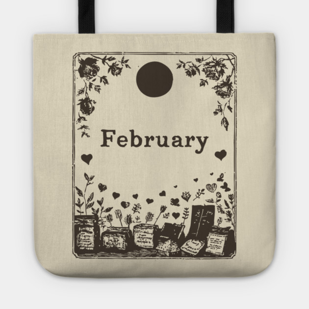 Vintage February Love Potions Tote by TuncGK