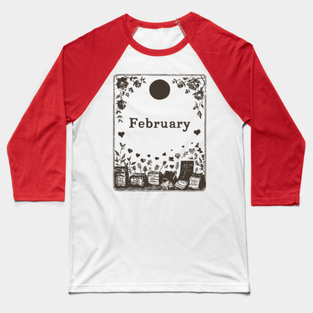 Vintage February Love Potions Baseball T-Shirt by TuncGK
