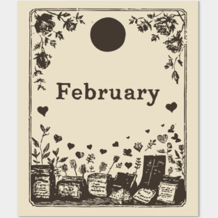 Vintage February Love Potions Posters and Art