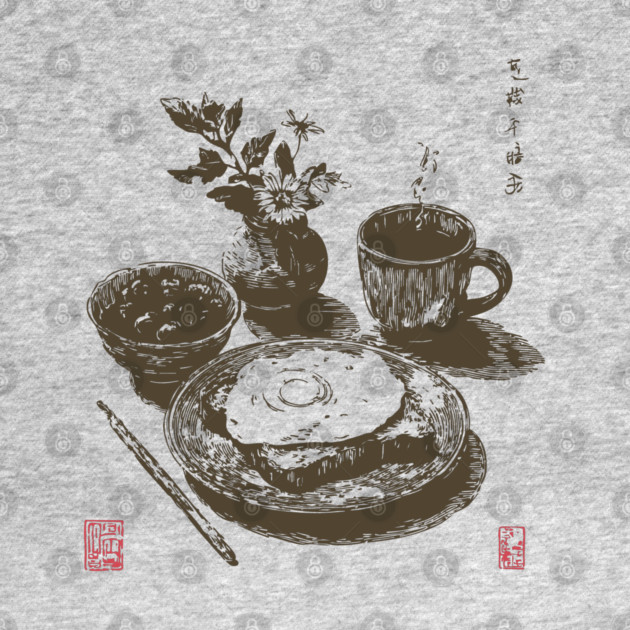 Japanese Style Breakfast Still Life by TuncGK