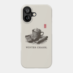 Winter Charm Hot Chocolate Phone Case