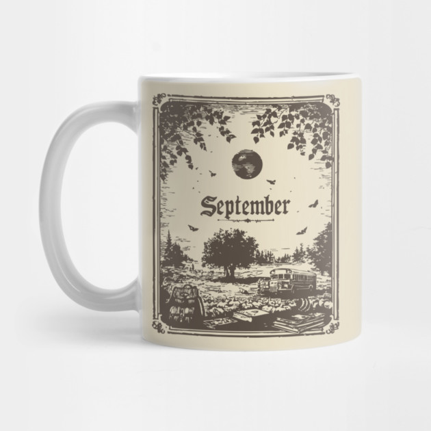 Vintage September Harvest Landscape by TuncGK
