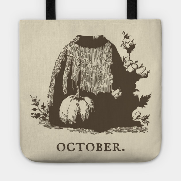 Cozy October Sweater Weather and Pumpkin Patch Aesthetic Tote by TuncGK