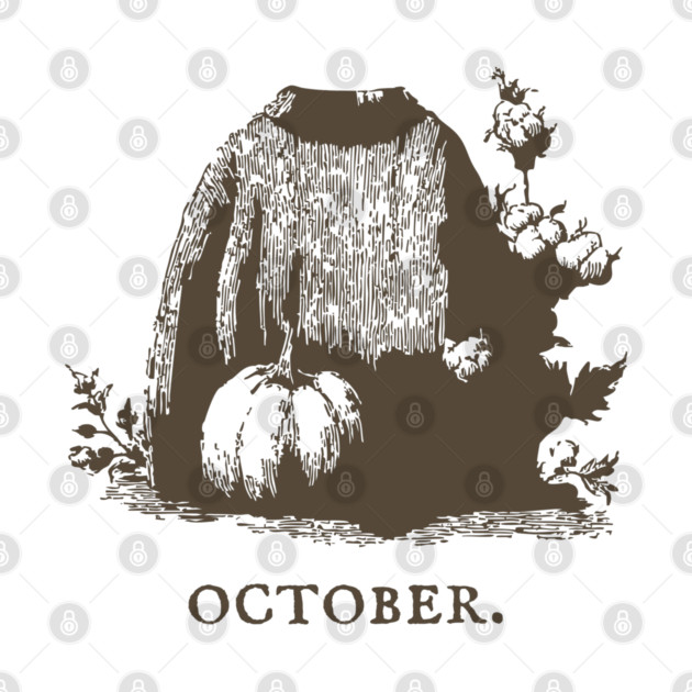Cozy October Sweater Weather and Pumpkin Patch Aesthetic by TuncGK