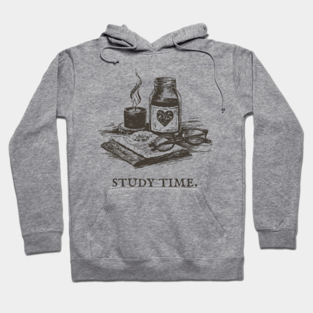 Dark Academia Apothecary Still Life for a Late Night Study Session Hoodie by TuncGK