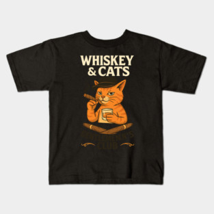 Whiskey & Cats – Gentlemen’s Club Kids T-Shirt