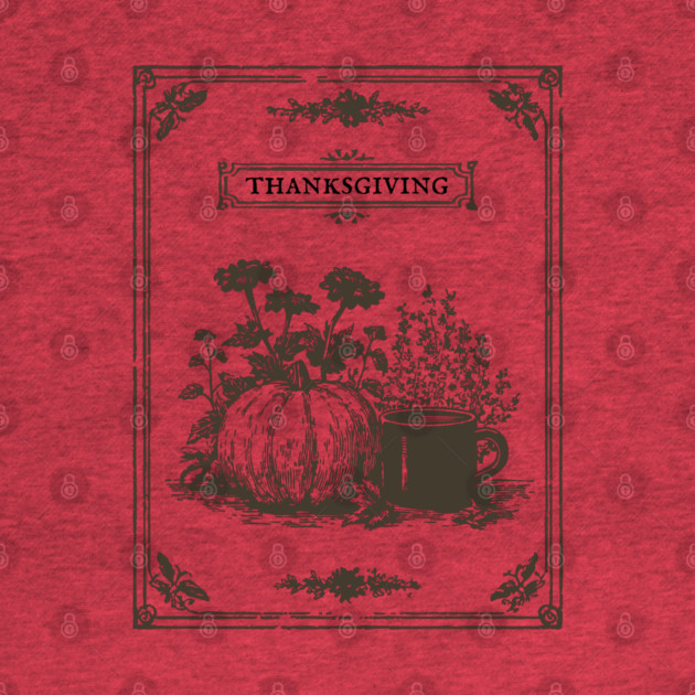 Vintage Botanical Thanksgiving Harvest Still Life by TuncGK