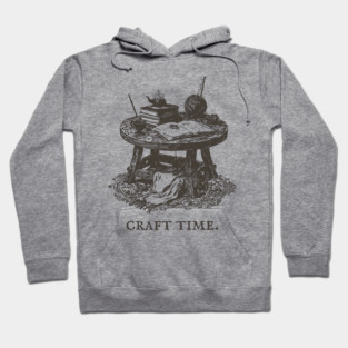 The Alchemist's Crafting Table Arcane Illustration Hoodie