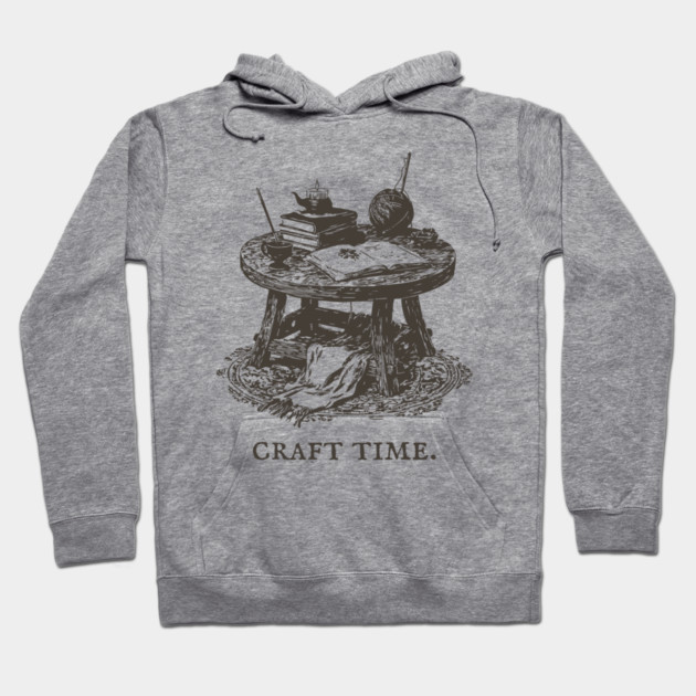 The Alchemist's Crafting Table Arcane Illustration Hoodie by TuncGK