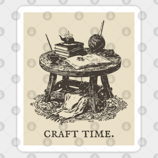 The Alchemist's Crafting Table Arcane Illustration Sticker by TuncGK