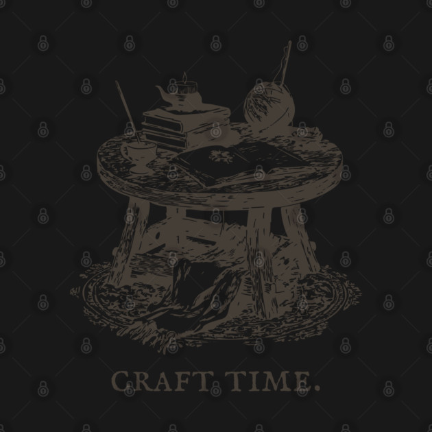 The Alchemist's Crafting Table Arcane Illustration by TuncGK