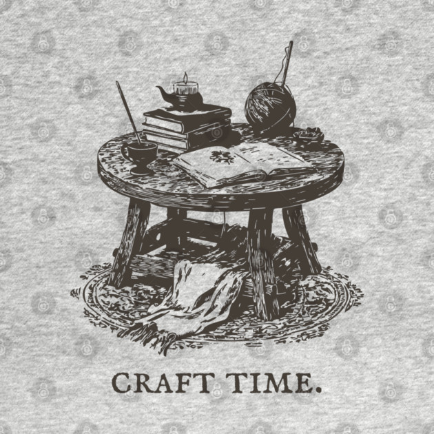 The Alchemist's Crafting Table Arcane Illustration by TuncGK