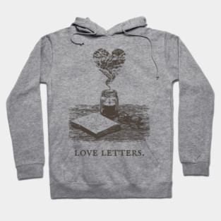 Romantic Academia and the Art of Writing Love Letters Hoodie