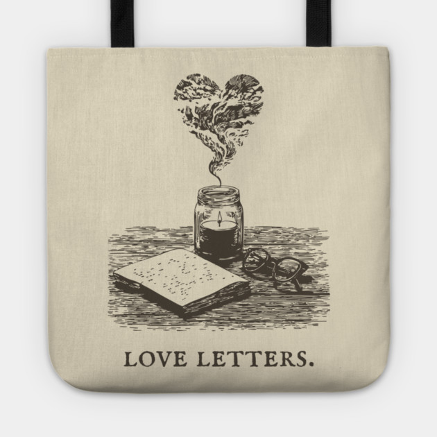 Romantic Academia and the Art of Writing Love Letters Tote by TuncGK