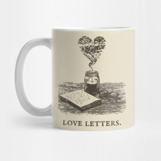 Romantic Academia and the Art of Writing Love Letters Mug