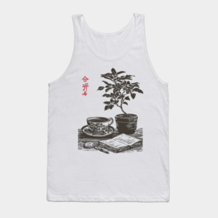 Mindful Morning Tea and Journaling with a Houseplant Tank Top