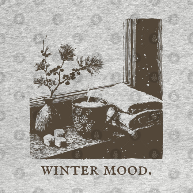 Winter Mood for a Snowy Day Spent Reading by the Window by TuncGK