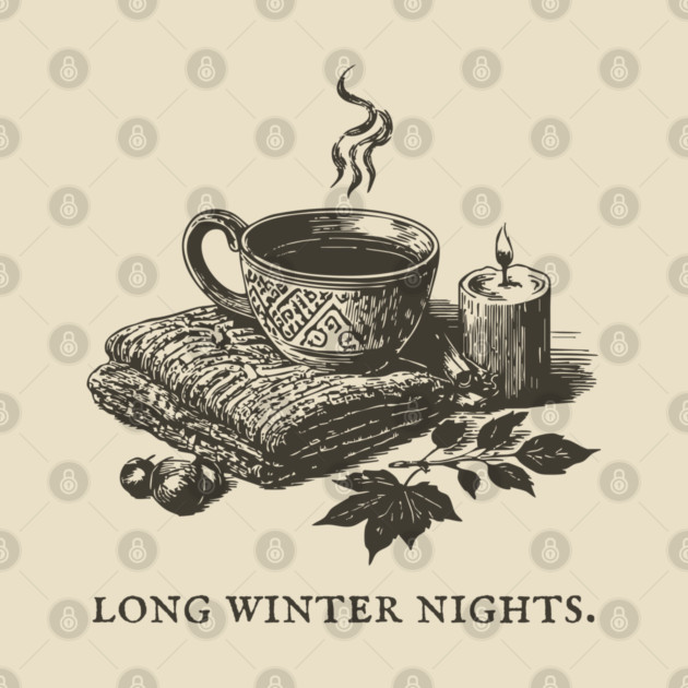 Cozying Up for Long Winter Nights with Tea and a Candle by TuncGK